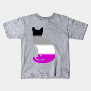 Ace Cat Silhouette Kids T-Shirt